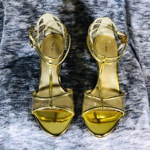 Fioni Gold Stilettos 7.5